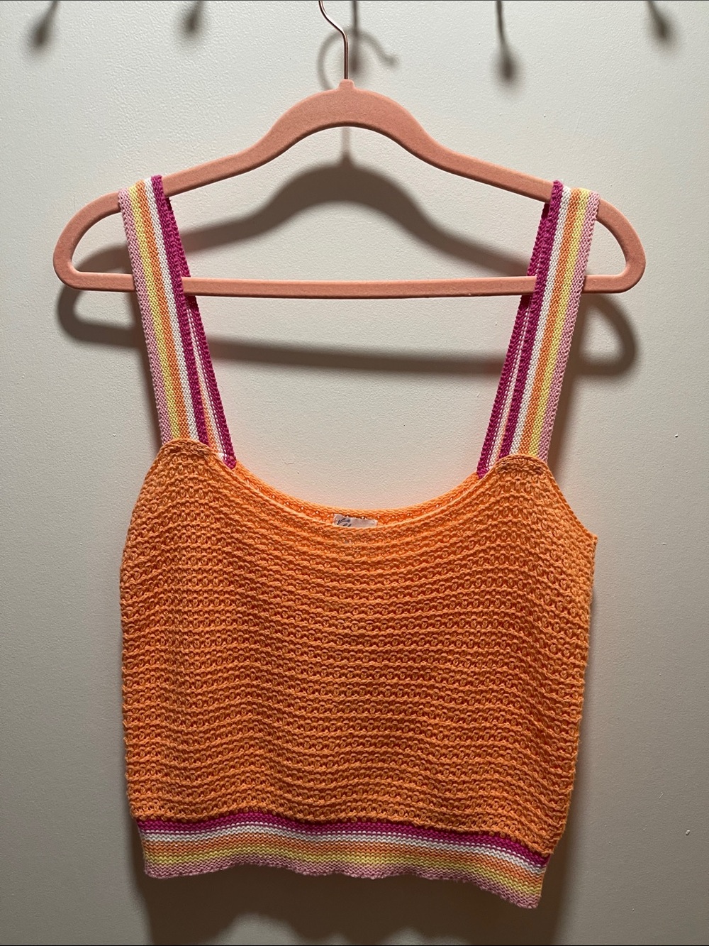 NWT Blue Rain by Francesca’s Crochet Top